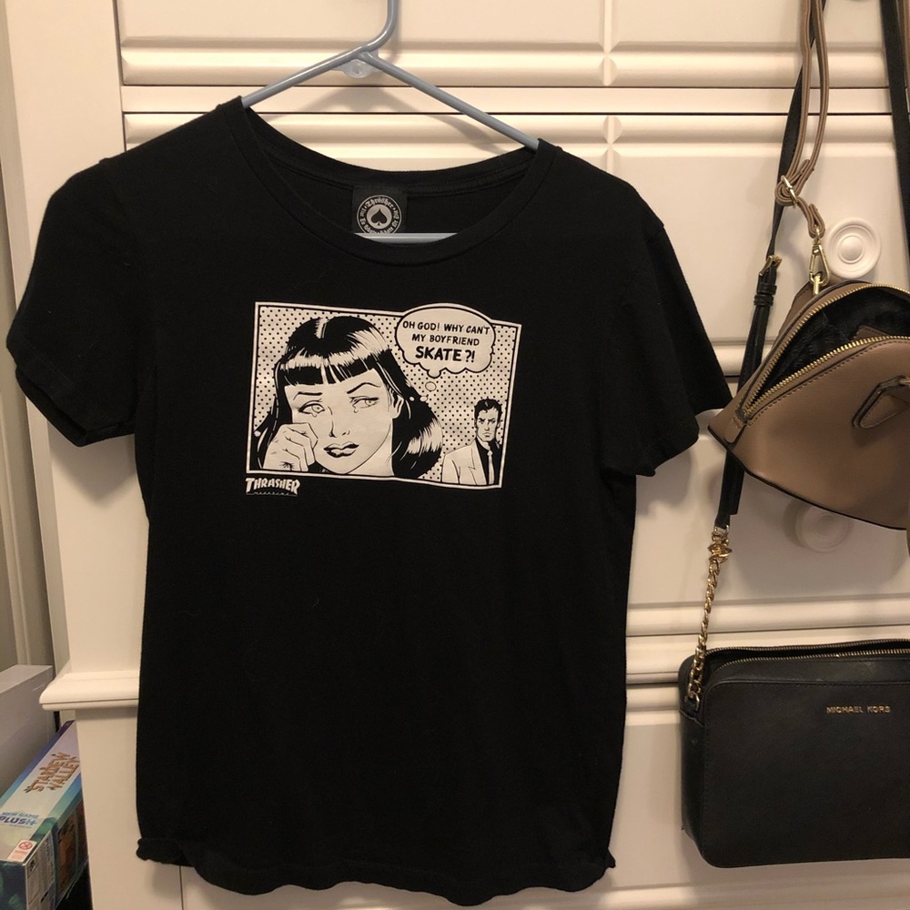 Thrasher comic boyfriend t-shirt